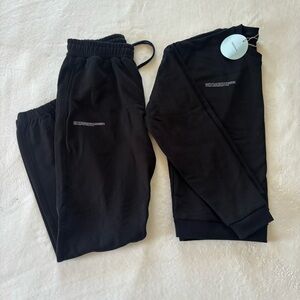 pangaia black midweight sweatsuit size M ($230 retail)